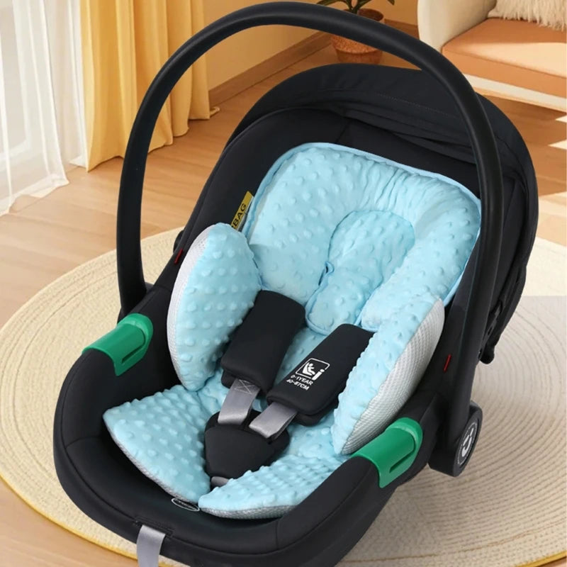M76C Color Matching Baby Car Cushion Insert for Newborns Ensures Comfort and Safety in Strollers and Bouncer Seats